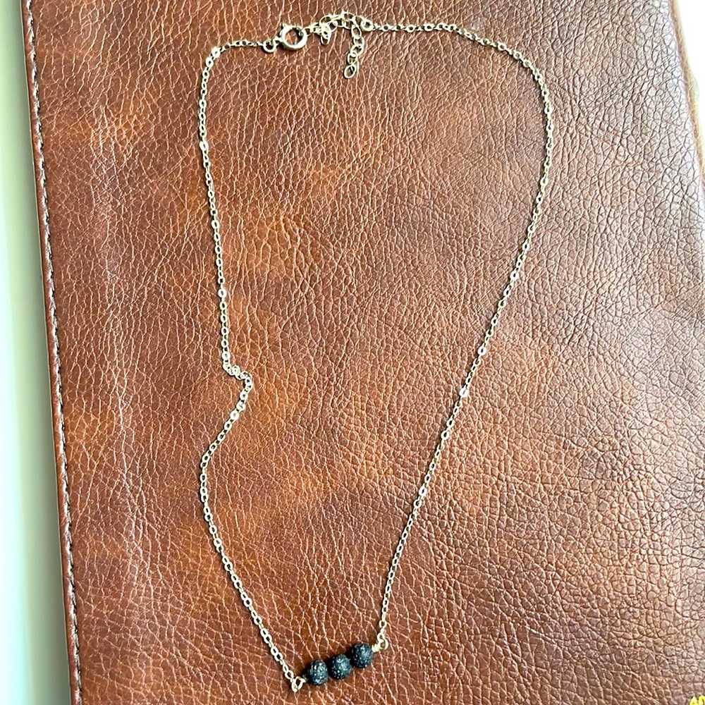 STERLING SILVER Essential oil necklace